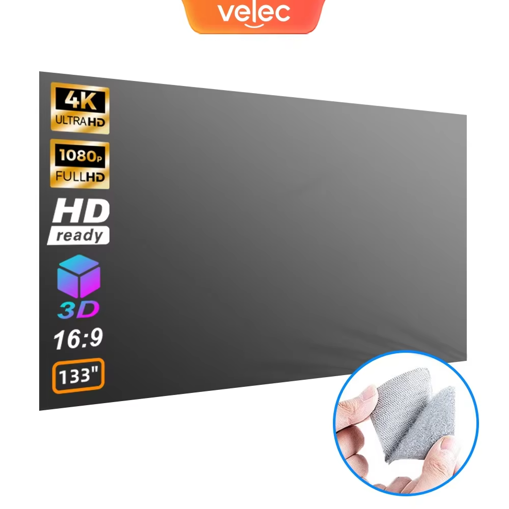 Projector Screen 100 Inch - ユニバーサルプロジェクタースクリーン 80/100/120 インチ ポータブル折りたたみスタンド しわ防止クイックセットアップ 家庭用屋外映画アクセサリー
