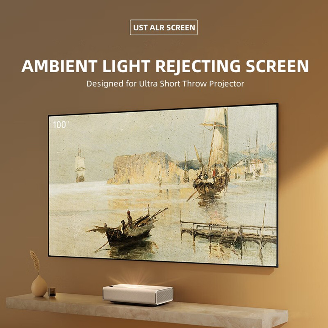Projector Screen 100 Inch - 2027年最新 MIVISION 100～120インチ 16:9 ALR USTプロジェクタースクリーン