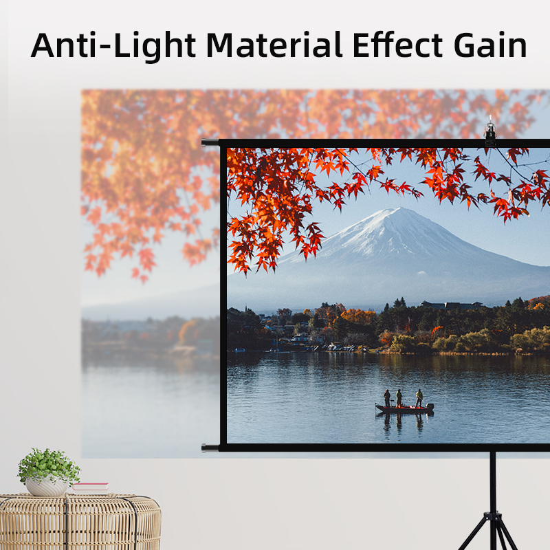 VEIDADZ プロジェクタースクリーンスタンド付きメタルグ - Projector Screen 100 Inch のレビューと価格