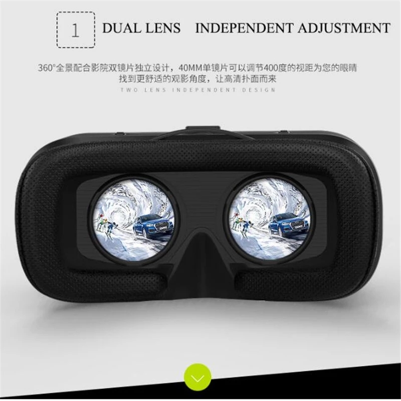 Shinecon VRメガネ 3Dバーチャルリアリティヘッド - Home Cinema Glasses のレビューと価格