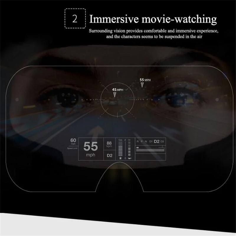 Shinecon VRメガネ 3Dバーチャルリアリティヘッド - Home Cinema Glasses のレビューと価格