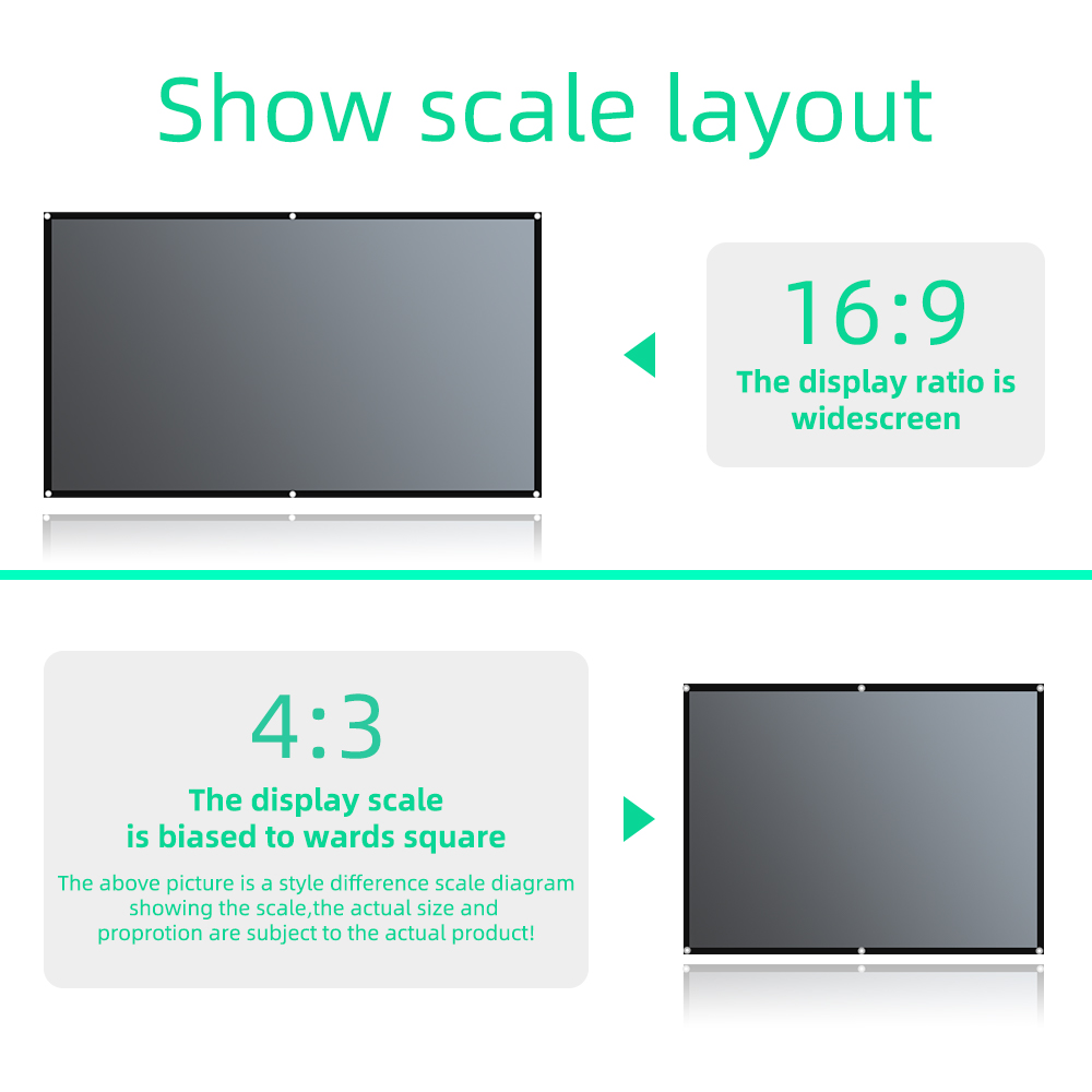 Salange プロジェクタースクリーン 16:9 金属抗ラ - Projector Screen 100 Inch のレビューと価格