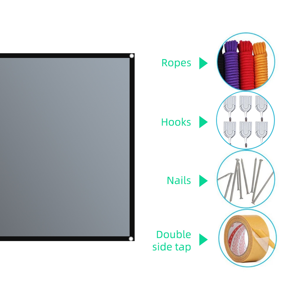 Salange プロジェクタースクリーン 16:9 金属抗ラ - Projector Screen 100 Inch のレビューと価格