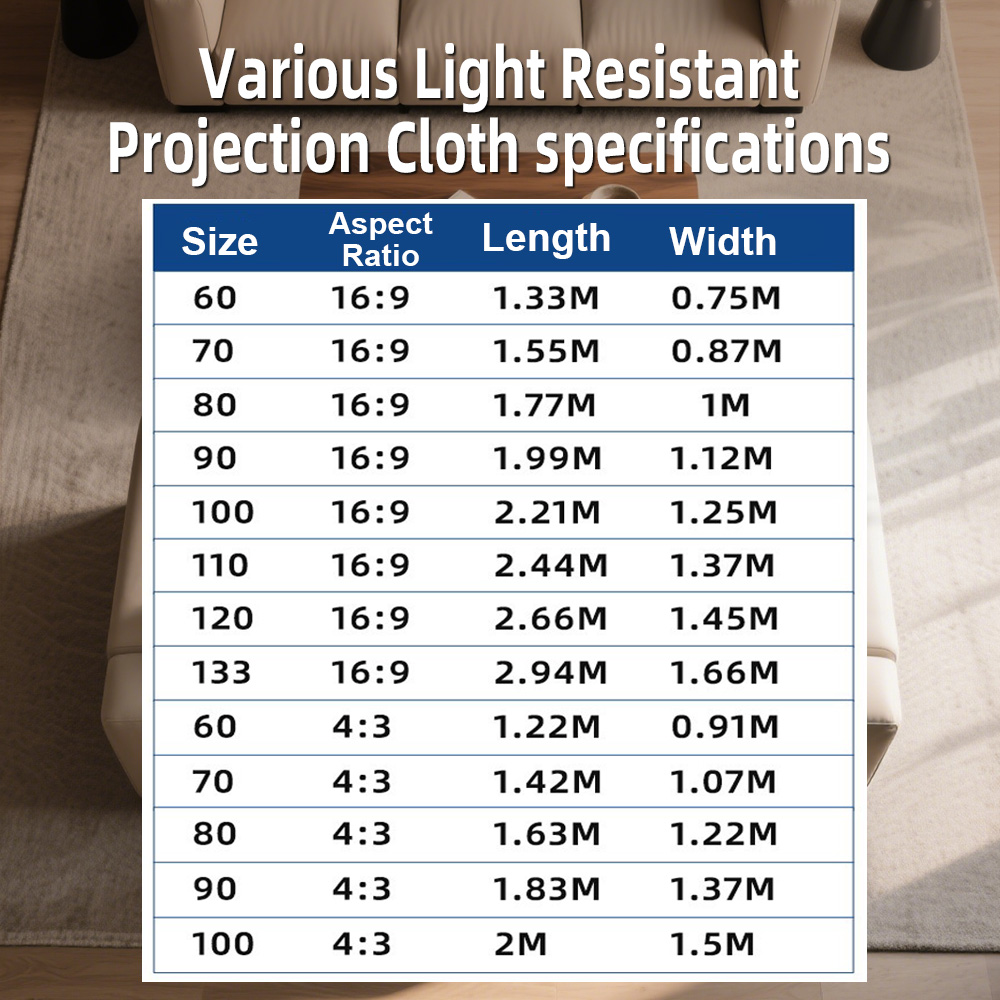 ユニバーサルプロジェクタースクリーン 80/100/120  - Projector Screen 100 Inch のレビューと価格