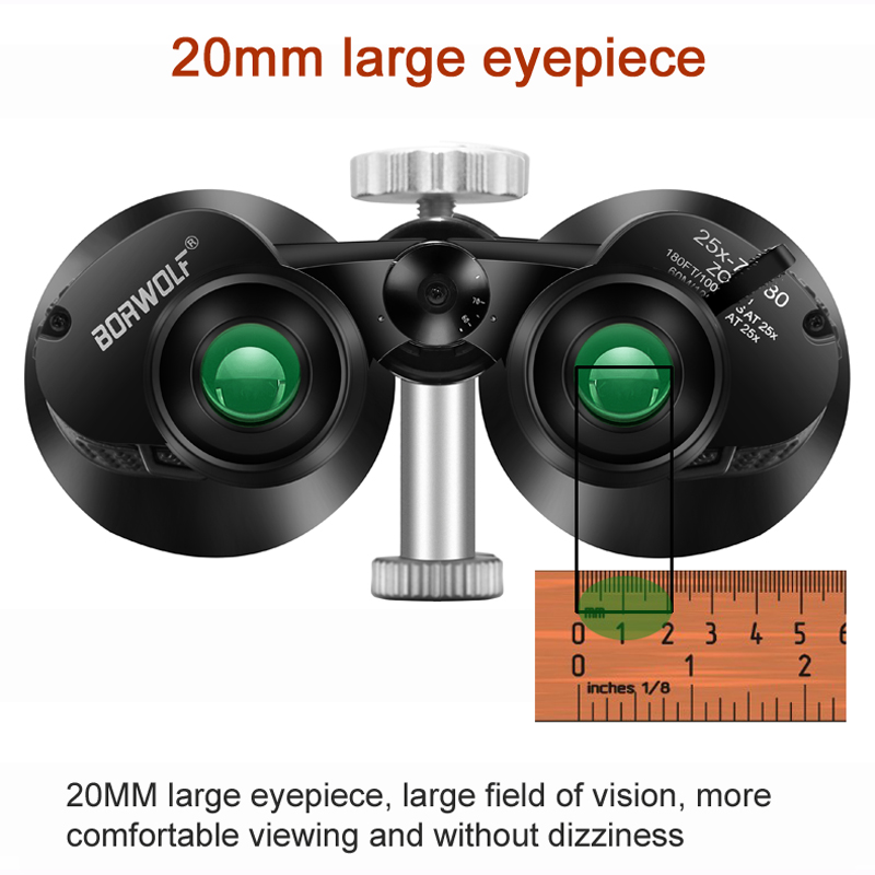 BORWOLF 双眼鏡 25-75X80 HD 軍用望遠鏡  - Home Cinema Center のレビューと価格