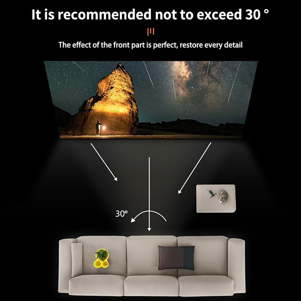 LEJIADA 新しい 16:9 グレー抗光 4K HD ポ - Projector Screen 100 Inch のレビューと価格