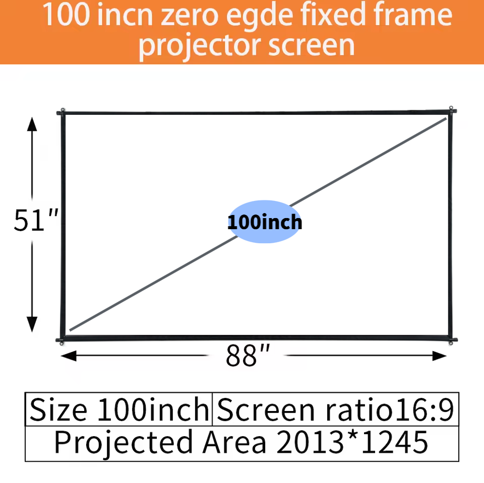 XIAOHUI 100/120インチ ALRプロジェクション - Projector Screen 100 Inch のレビューと価格