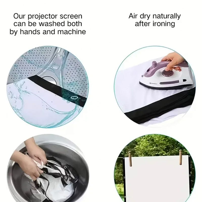 84 100 120インチプロジェクタースクリーンポータブル - Projector Screen 100 Inch のレビューと価格