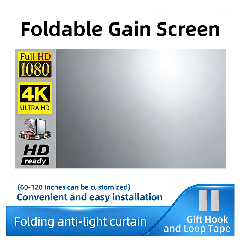 すべてのプロジェクタースクリーン用反射強化高輝度100インチ - Projector Screen 100 Inch のレビューと価格