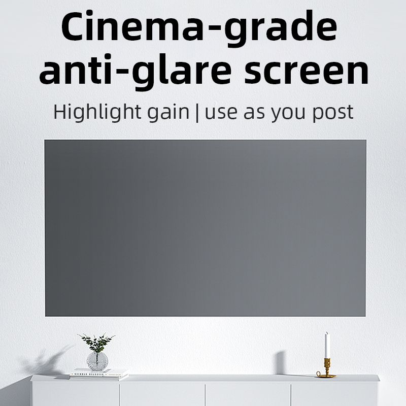 すべてのプロジェクタースクリーン用反射強化高輝度100インチ - Projector Screen 100 Inch のレビューと価格