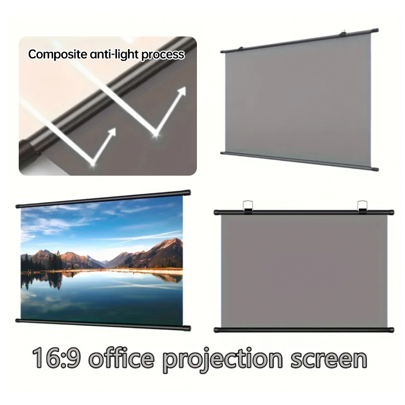150 インチ 16:9 アンチライトプロジェクタースクリー - Projector Screen 100 Inch のレビューと価格